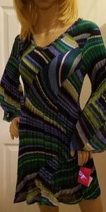 NWT Stripeology Dress Sz M Sunny Leigh